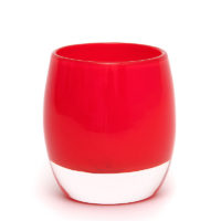Red candle votive
